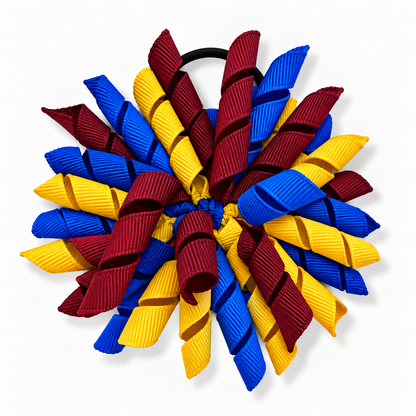 Burgundy & Gold & Royal Blue Hair Accessories