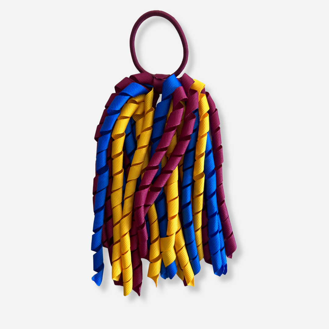 Burgundy & Gold & Royal Blue Hair Accessories