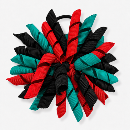 Black & Red & Jade Hair Accessories