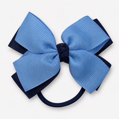 Double Layer Bow Hair Tie - Ponytails and Fairytales