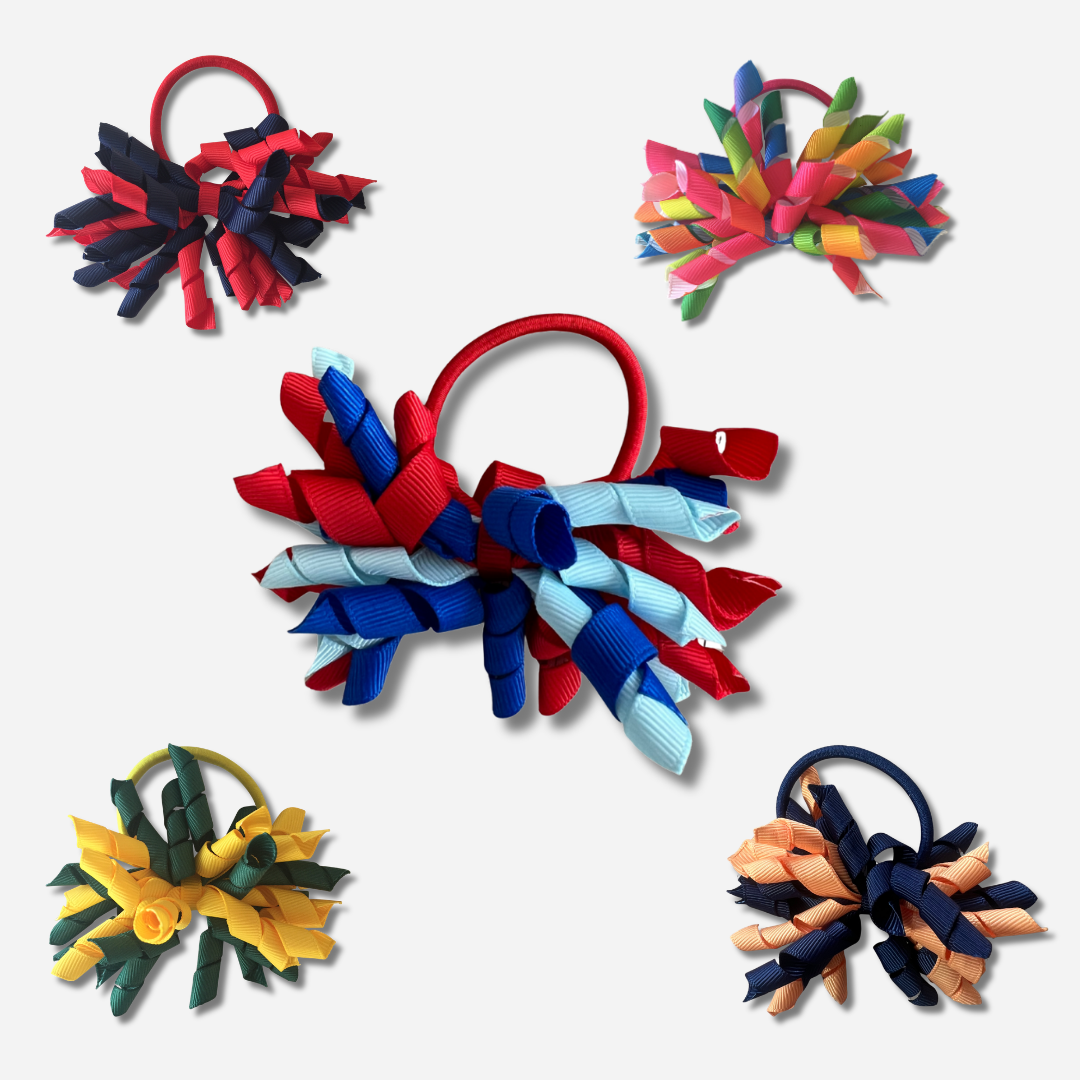 Curly Tie - Multi Colour - Ponytails and Fairytales