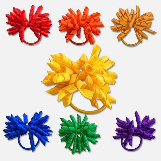 Curly Tie - Single Colour