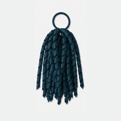 Curly Long Korker Ribbon Hair Tie - Single Colour - Ponytails and Fairytales
