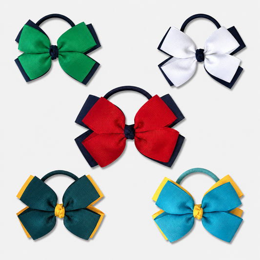 Double Layer Bow Hair Tie