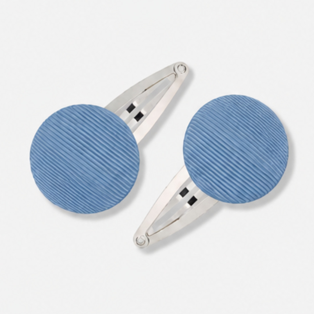 Covered Buttons: Solid Colours - Cornflower Blue