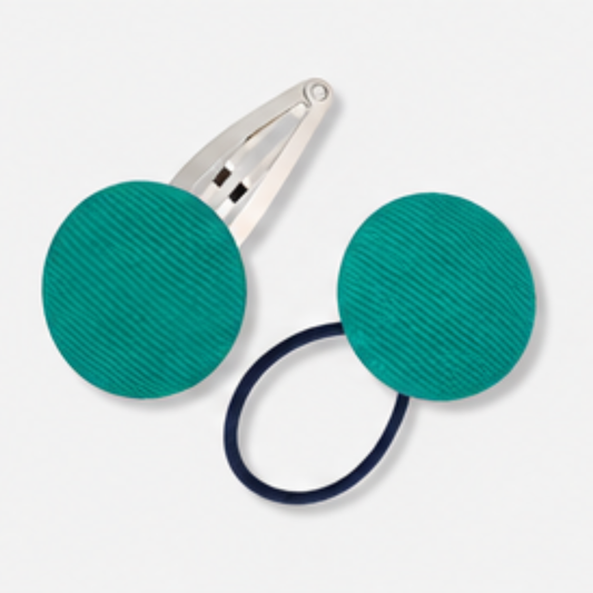 Covered Buttons: Solid Colours - Kelly Green