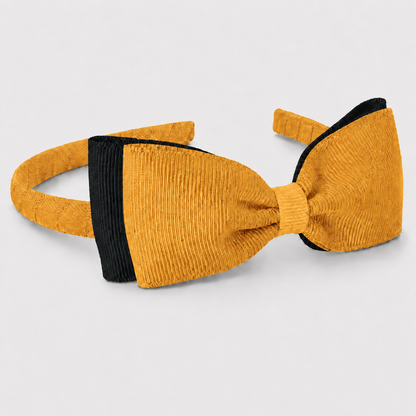 Headband with Bowtie - Multi Colour - Ponytails and Fairytales