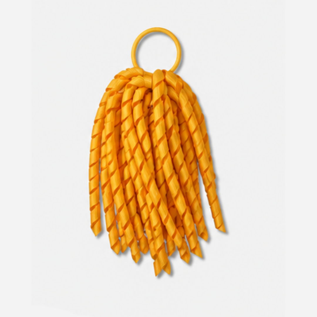 Curly Long Korker Ribbon Hair Tie - Single Colour - Ponytails and Fairytales