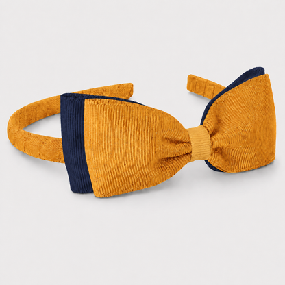 Headband with Bowtie - Multi Colour - Ponytails and Fairytales