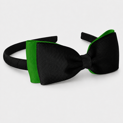 Headband with Bowtie - Multi Colour - Ponytails and Fairytales