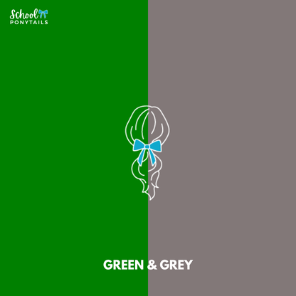 Green & Grey Hair Accessories