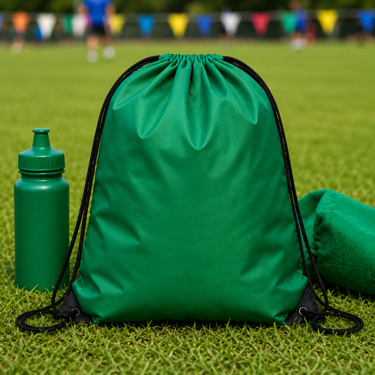Personalised Sports & Library Drawstring Bag - Ponytails and Fairytales