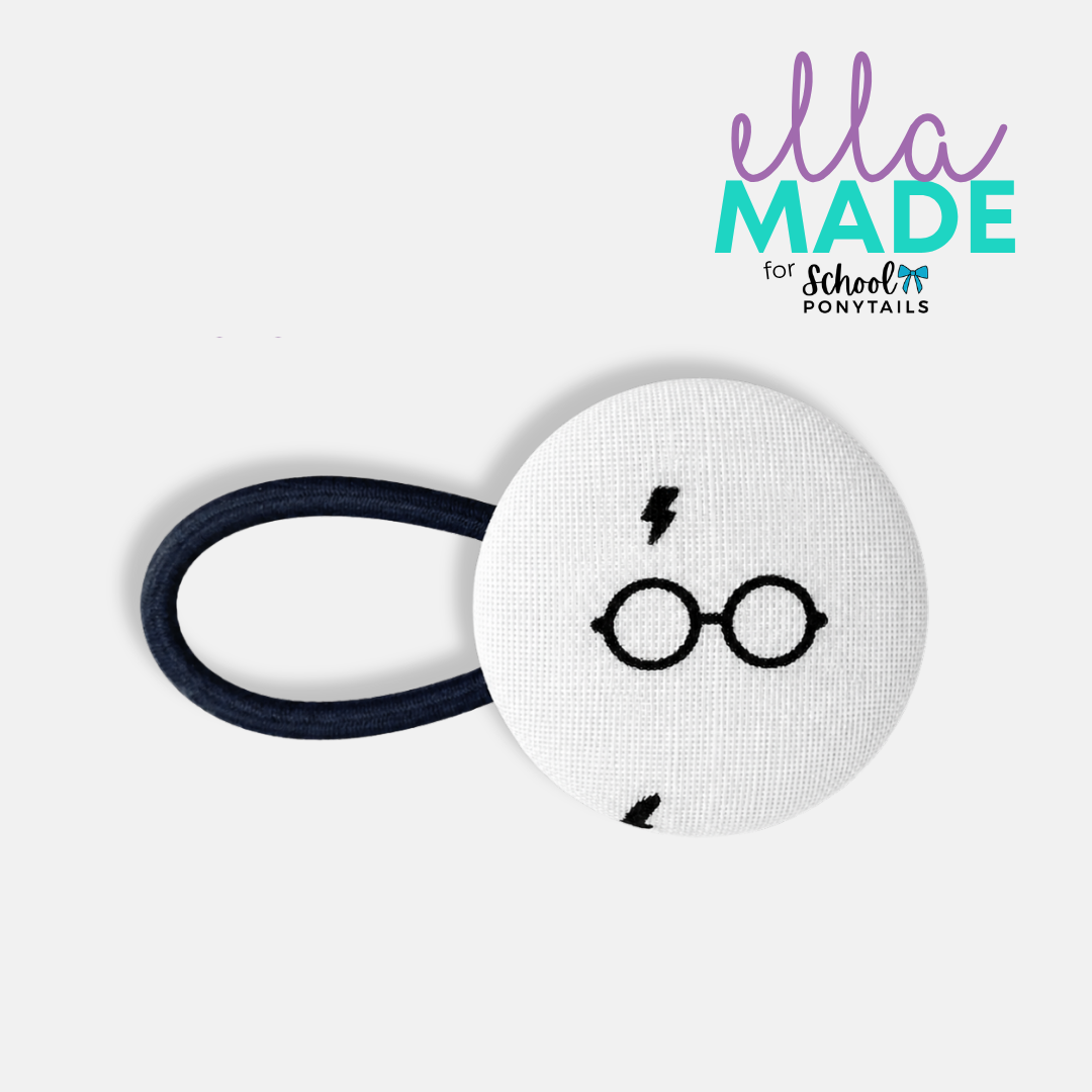 Limited Edition: Wizard Glasses Covered Buttons - Ponytails and Fairytales