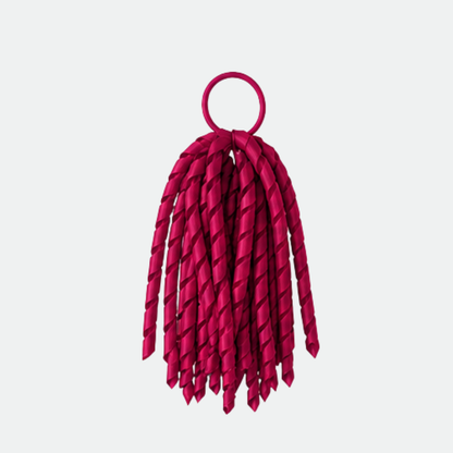 Curly Long Korker Ribbon Hair Tie - Single Colour - Ponytails and Fairytales