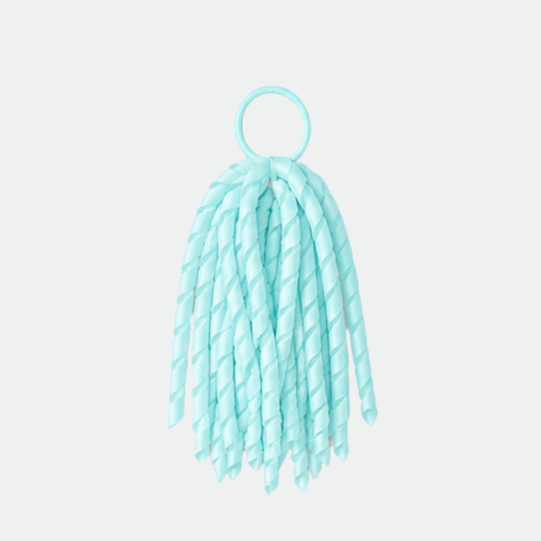 Curly Long Korker Ribbon Hair Tie - Single Colour - Ponytails and Fairytales
