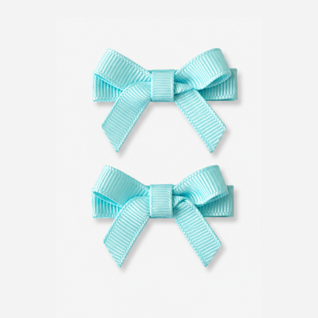 No Slip Bow Clips (2pc) - Ponytails and Fairytales