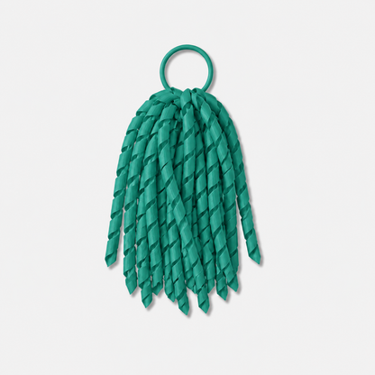 Curly Long Korker Ribbon Hair Tie - Single Colour - Ponytails and Fairytales