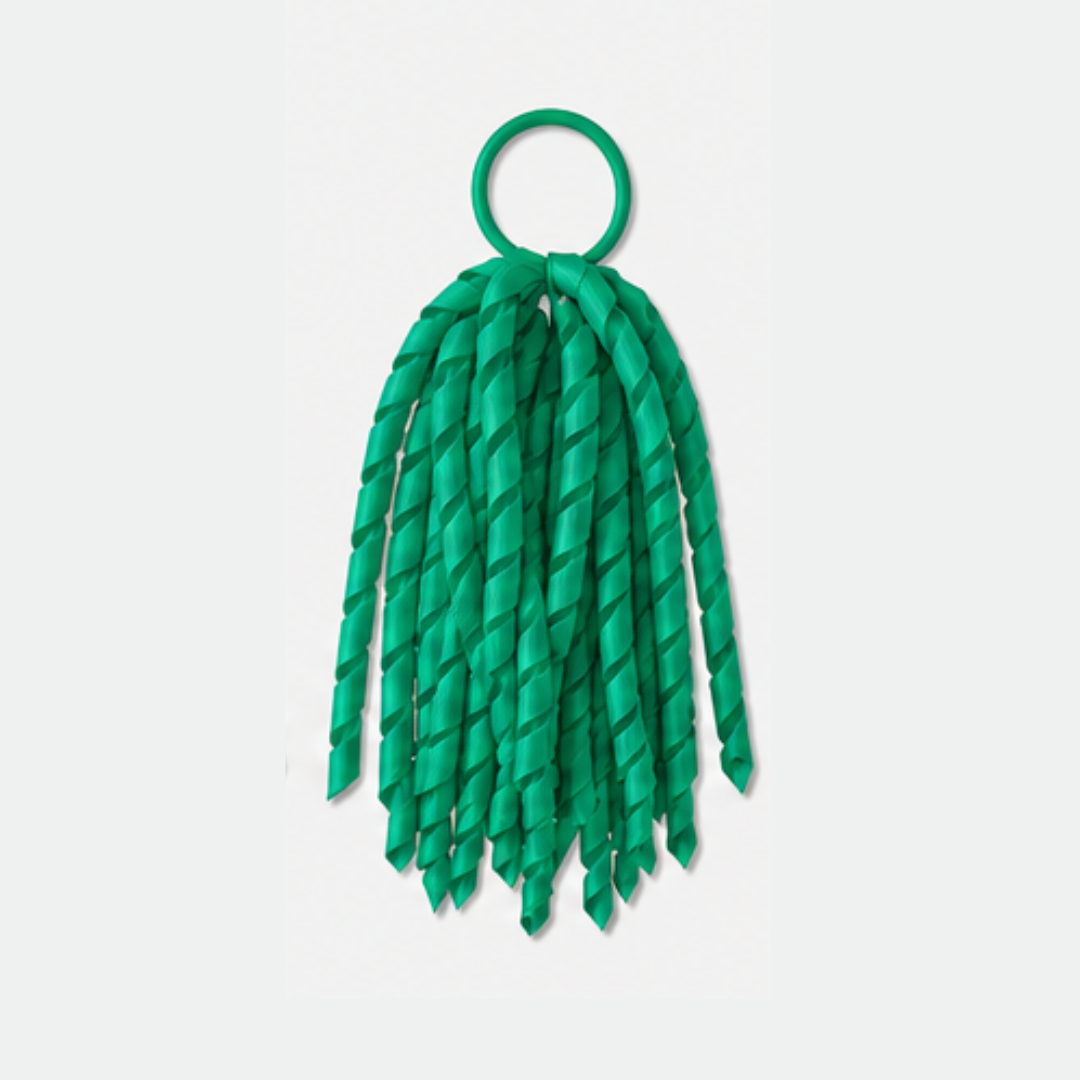 Curly Long Korker Ribbon Hair Tie - Single Colour - Ponytails and Fairytales