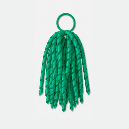 Curly Long Korker Ribbon Hair Tie - Single Colour - Ponytails and Fairytales