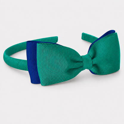 Headband with Bowtie - Multi Colour - Ponytails and Fairytales