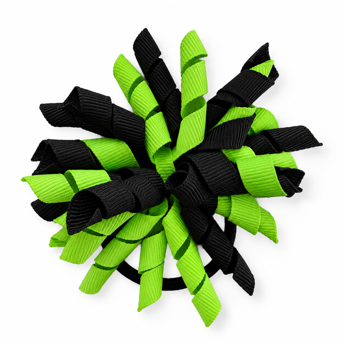 Kiwi Green & Black Hair Accessories