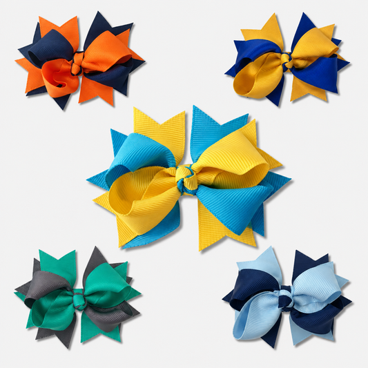 Layered Bows - Multi Colour