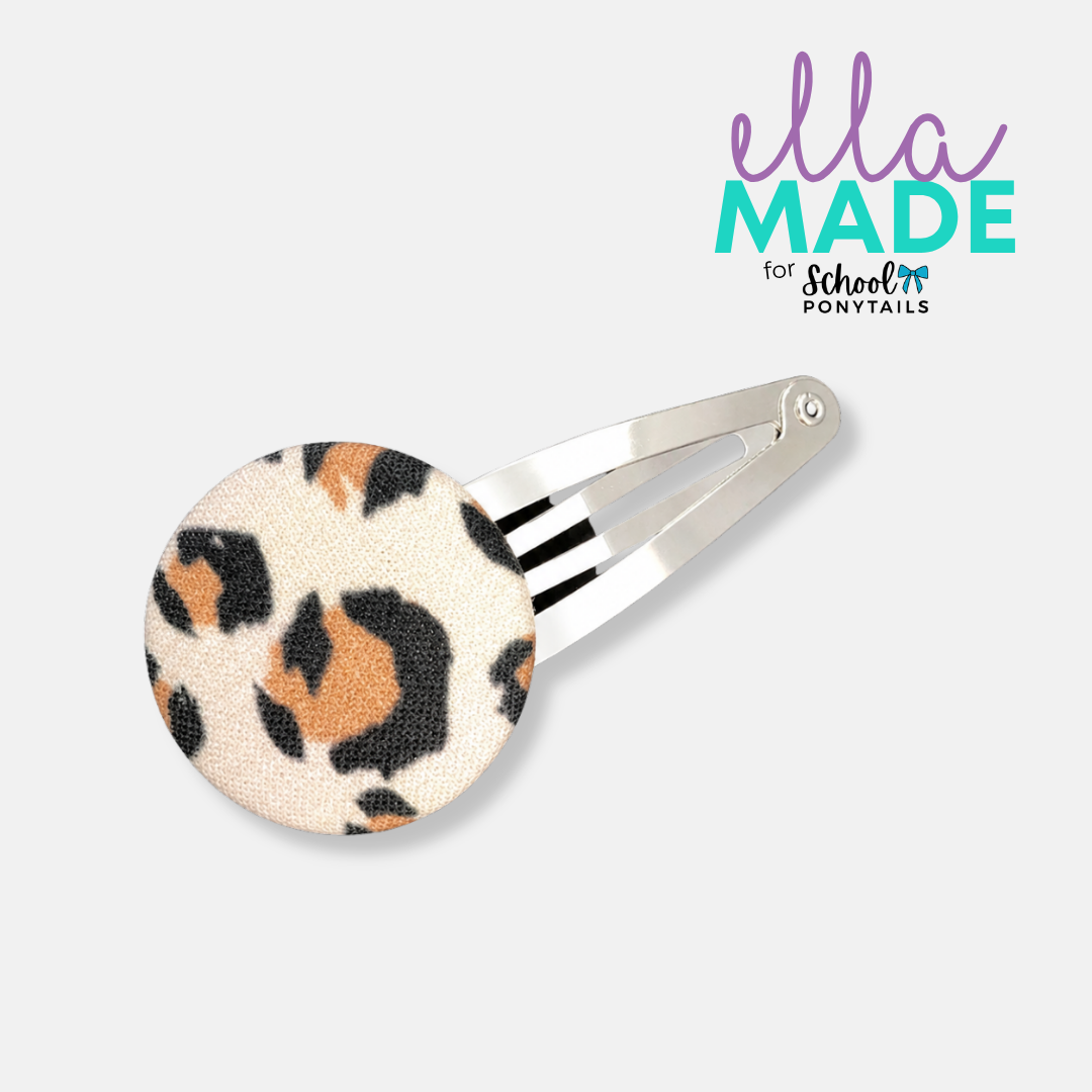 Limited Edition: Leopard Print Covered Buttons - Ponytails and Fairytales