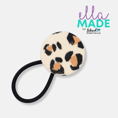 Limited Edition: Leopard Print Covered Buttons - Ponytails and Fairytales