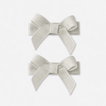 No Slip Bow Clips (2pc) - Ponytails and Fairytales