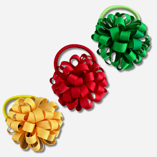 Loop Flower Hair Tie