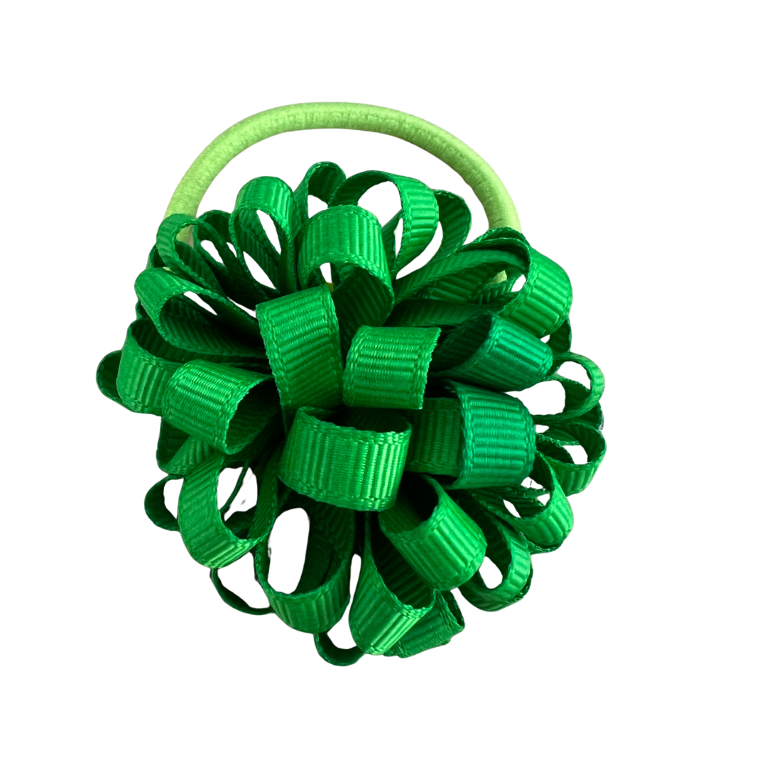 Loop Flower Hair Tie - Ponytails and Fairytales