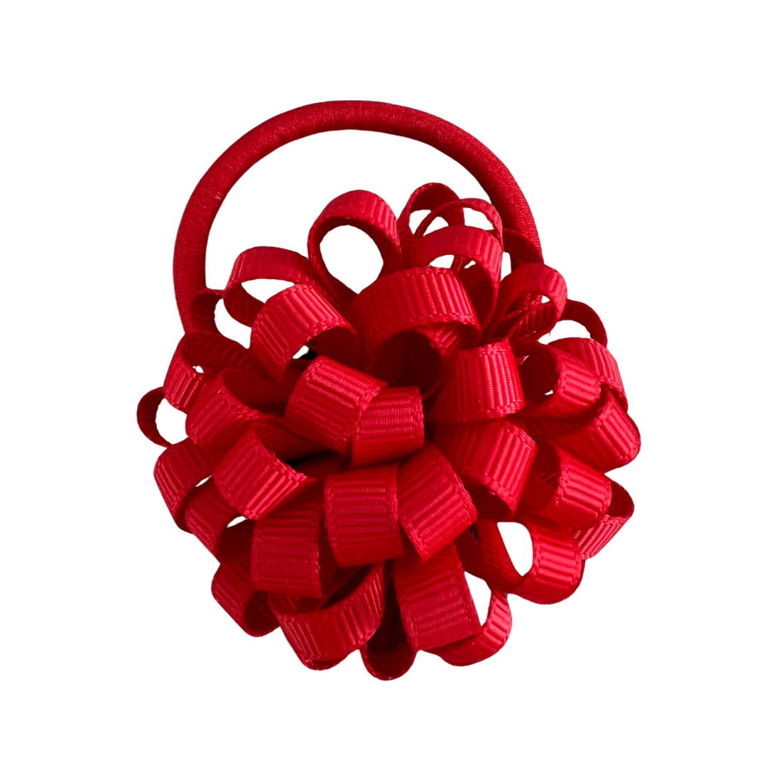 Loop Flower Hair Tie - Ponytails and Fairytales