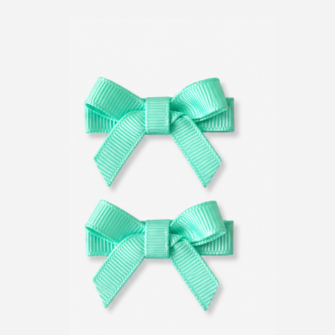 No Slip Bow Clips (2pc) - Ponytails and Fairytales