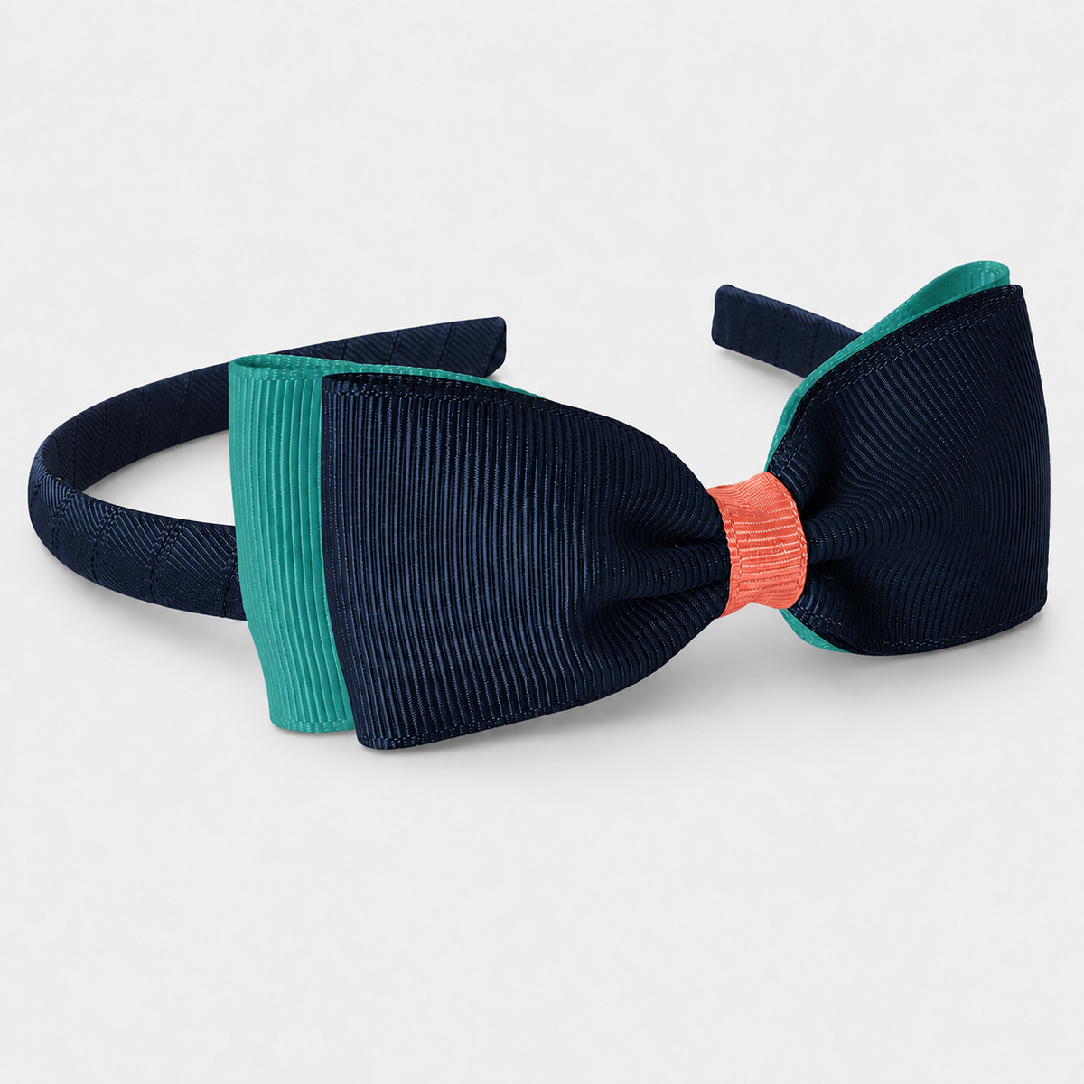 Headband with Bowtie - Multi Colour - Ponytails and Fairytales