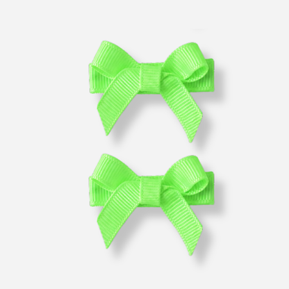 No Slip Bow Clips (2pc) - Ponytails and Fairytales