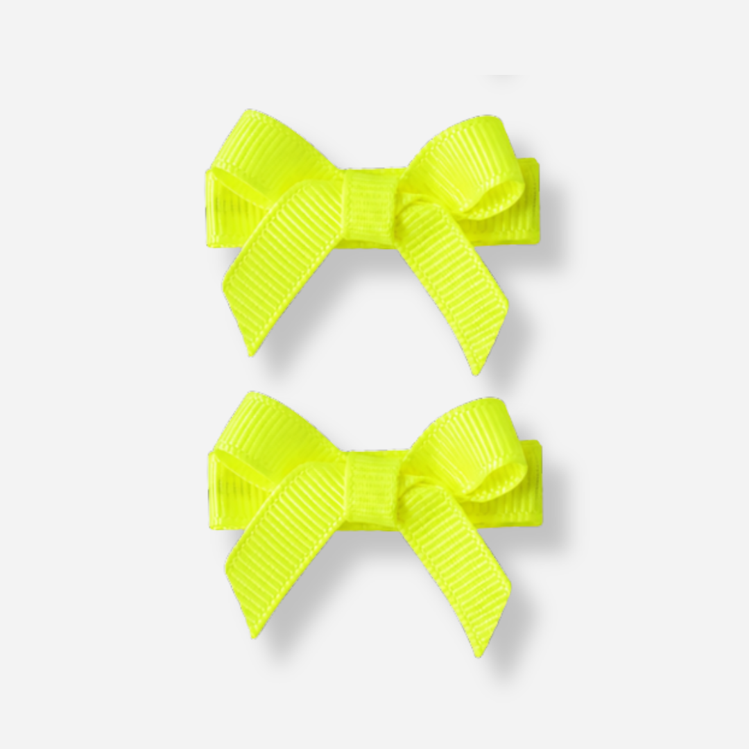 No Slip Bow Clips (2pc) - Ponytails and Fairytales