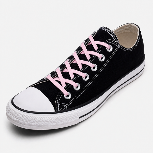 No Tie Elastic Shoelaces - Ballet Pink
