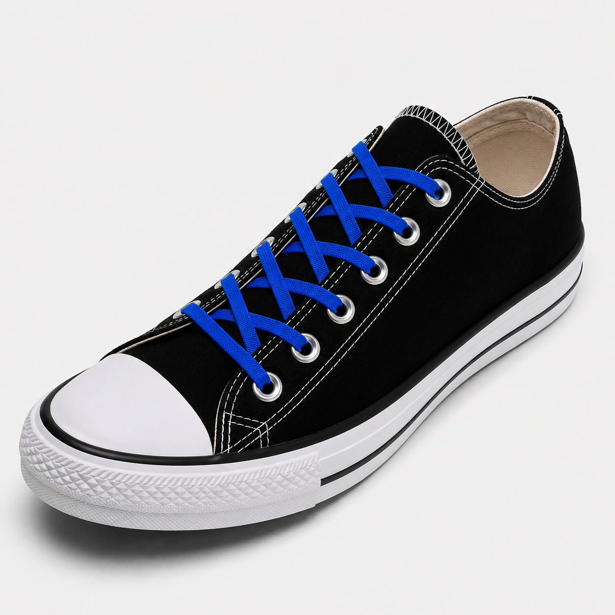 No Tie Elastic Shoelaces - Royal Blue