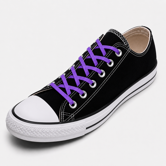 No Tie Elastic Shoelaces - Purple
