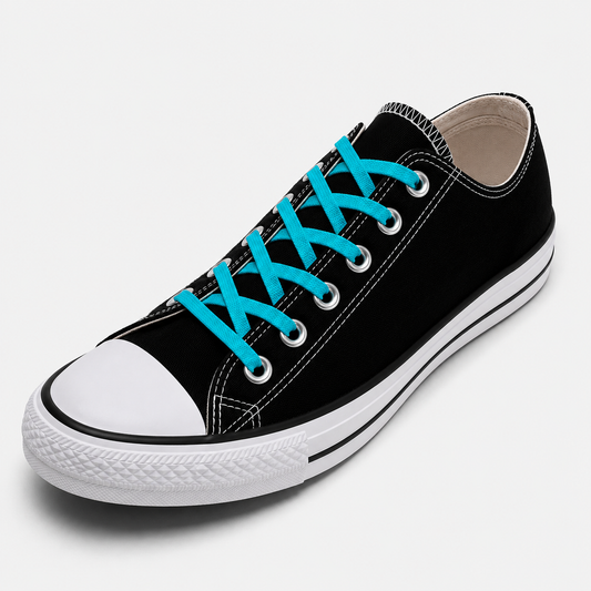 No Tie Elastic Shoelaces - Turquoise