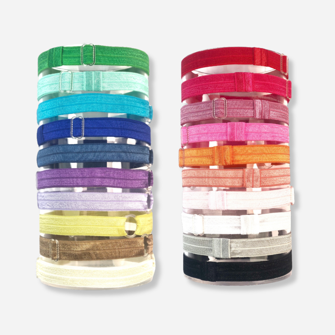 'One Size Fits All' Adjustable Elastic Headband - Ponytails and Fairytales