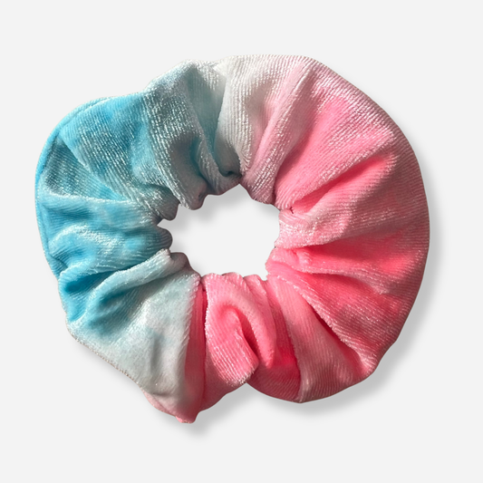 Secret Pocket Zipper Scrunchie - Ombre Velvet - Ponytails and Fairytales