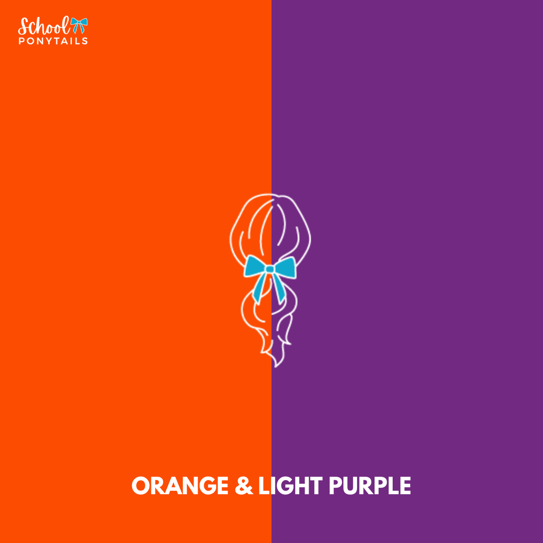 Mareeba Netball Association - Orange Team Ponytail Bow