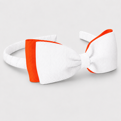 Headband with Bowtie - Multi Colour - Ponytails and Fairytales