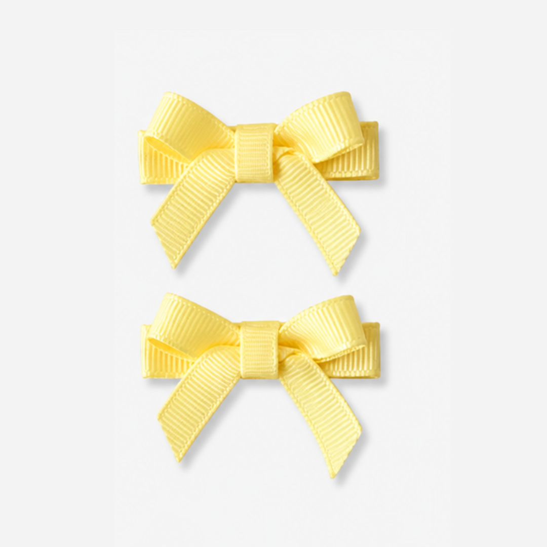 No Slip Bow Clips (2pc) - Ponytails and Fairytales