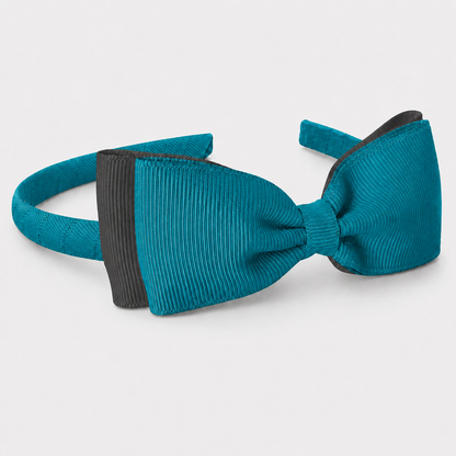 Headband with Bowtie - Multi Colour - Ponytails and Fairytales