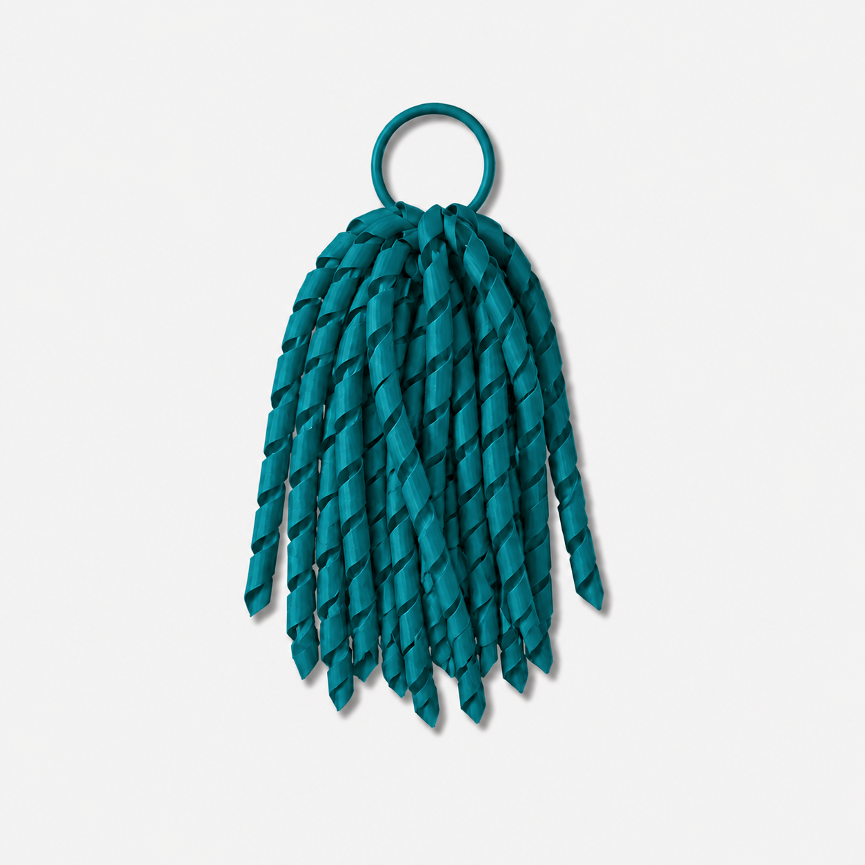 Curly Long Korker Ribbon Hair Tie - Single Colour - Ponytails and Fairytales