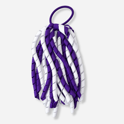Purple & White Hair Accessories