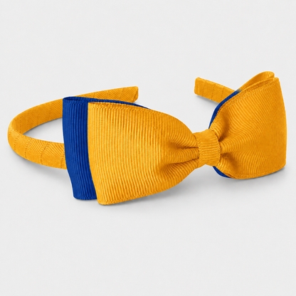 Headband with Bowtie - Multi Colour - Ponytails and Fairytales