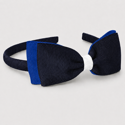 Headband with Bowtie - Multi Colour - Ponytails and Fairytales